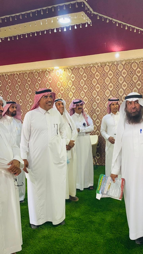 عضو الجمعية الدكتور المستشار سعود البلوي مع عضو منظمة اليونسكو د ابراهيم البلوي